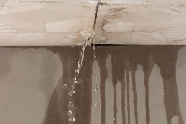 Professional Sewage Cleanup technician working in Baltic, CT